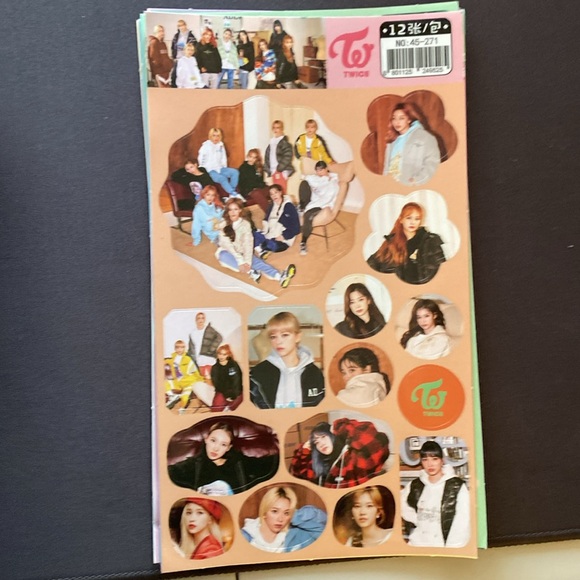 NWOT 8 Variety Twice KPop Sticker Sheets - Picture 9 of 9
